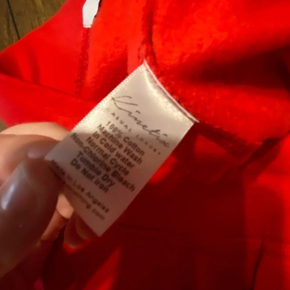 Kinetix Red High Rise Pull On Cherry Red Joggers Size XL C5 - Picture 4 of 4